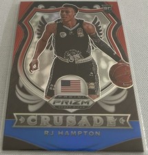 2020-21 Panini Prizm Draft Basketball RJ Hampton Red White & Blue rookie #93