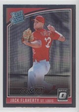 2018 Panini Donruss Optic Rated Rookie Jack Flaherty #55 Rookie RC 2m6