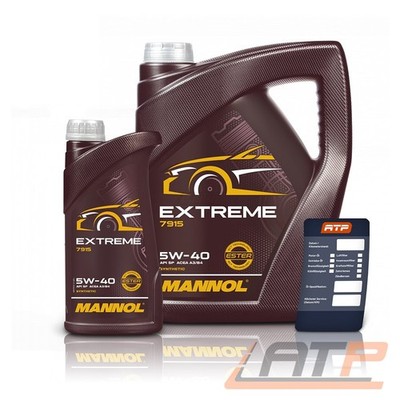 MANNOL 6 L EXTREME 5W-40 MOTORÖL FÜR RN0710 MB229.5 226.5 API SP VW 502 505