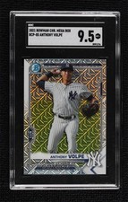 2021 Bowman Chrome Prospects Mega Box Mojo Refractor Anthony Volpe SGC 9.5 1i0n