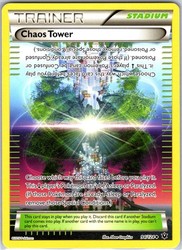 Chaos Tower 94/124 Fates Collide Uncommon Trainer Stadium
