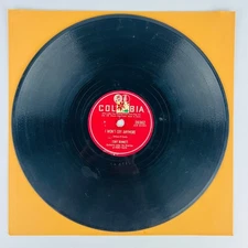 Tony Bennett – I Won't Cry Anymore – 78RPM Park Record 78 RPM Shellac Single