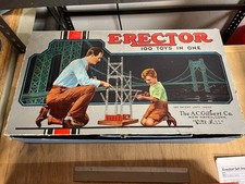 Erector Set 1937 6 1/2 in Cardbord Box
