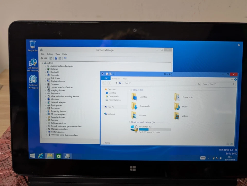 Dell Venue 11 Pro 5130 tablet, Intel Atom, FHD 1920*1080 Touch, 64GB SSD - Image 4 of 4