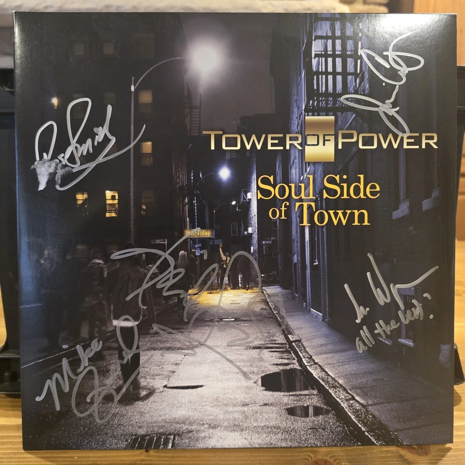 *SIGNED* Tower Of Power - Soul Side of Town (2018) 2 LP Vinyl w/ Extras EX/EX - Image 2 of 4