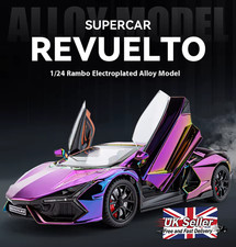 1:24 Lamborghini Revuelto Spray Plating Version With Water Spray, Fog Effect UK