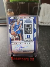 2020 Panini Contenders Game Ticket Cassius Stanley Blue Rookie Auto /99 RC 