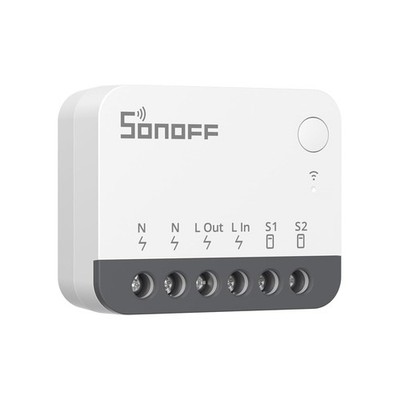 ZigBee Mini Smart Switch, SONOFF ZBMINIR2 Lichtschalter, kompatibel mit Alexa, SM