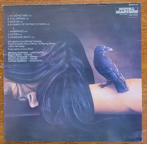 Scorpions Lonesome Crow 1986 LP Vinyl Michael Skenker UFO VG++/VG++ CLEAN - Imagen 2 de 6