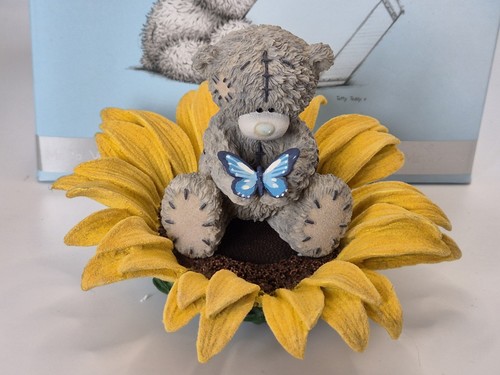 ME TO YOU BÄR FIGUR SONNENBLUME ÜBERRASCHUNG EXTREM SELTEN RETIRED BOXED FLOWER