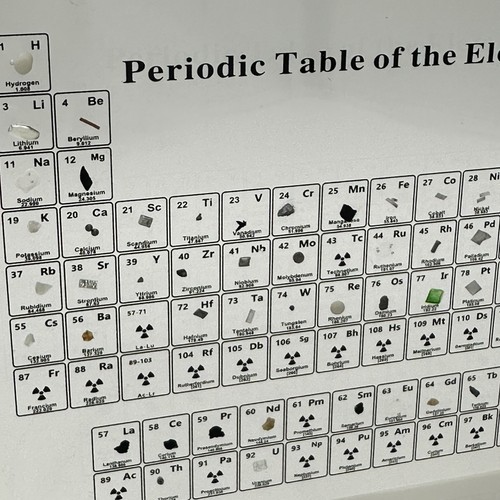 Element Table Acrylic Crystal Chemical Elements FREE SHIPPING - Picture 2 of 7