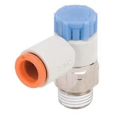Smc As2211f-N02-07S Speed Control Valve, 1/4 In, Npt X Tube
