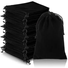 50Pcs 5x7 Inch Velvet Drawstring Bags Gift Pouch for Jewelry Wedding Party Favor