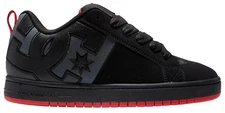 DC Court Graffik SQ Shoe - Black / Grey / Red - New