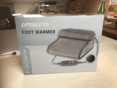 AMBIANO Foot Warmer Electric feet heater Micro Fleece 110 WATT 9 settings 240V
