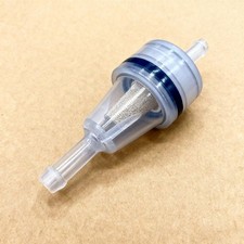 6mm Small Plastic Universal Motorcycle Gas Petrol Fuel Oil Filter H4D3