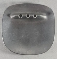 Wilton Columbia RWP Pewter Square Ashtray - Vintage Retro MCM Decor
