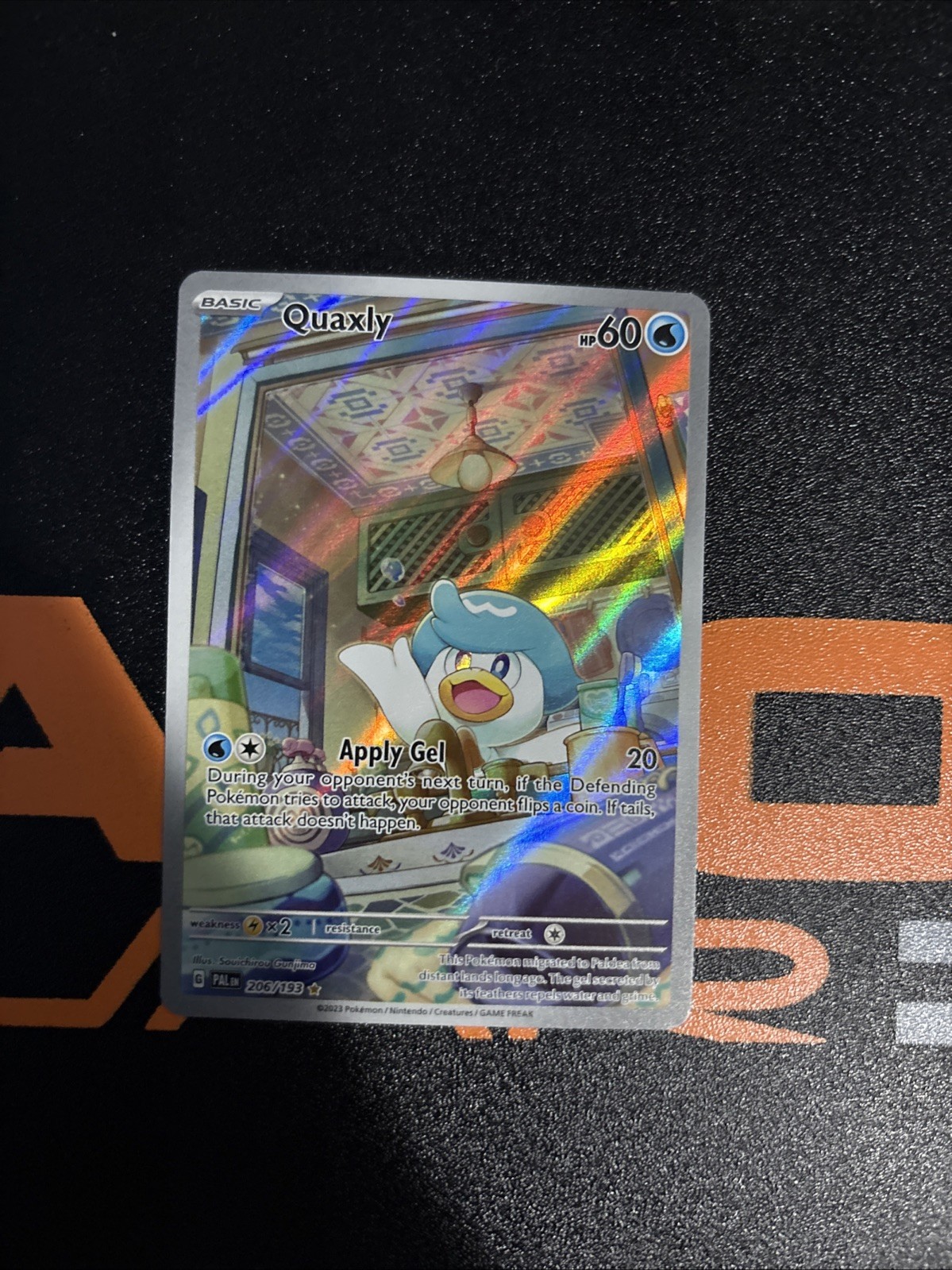 Pokemon TCG: 2023 Paldea Evolved Illustration Rare Quaxly (206/193) Nm