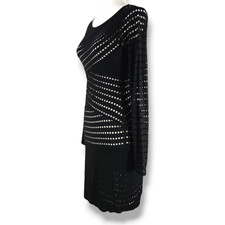 B44 Dressed by Bailey 44 Bodycon Lined Cutout Cocktail Dress Sz. XS Black