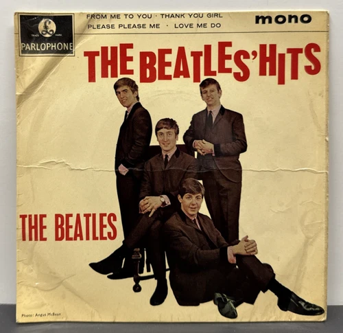 The Beatles The Beatles' Hits EP 7" Vinyl 45 Parlophone Mono 1963 - GEP 8880