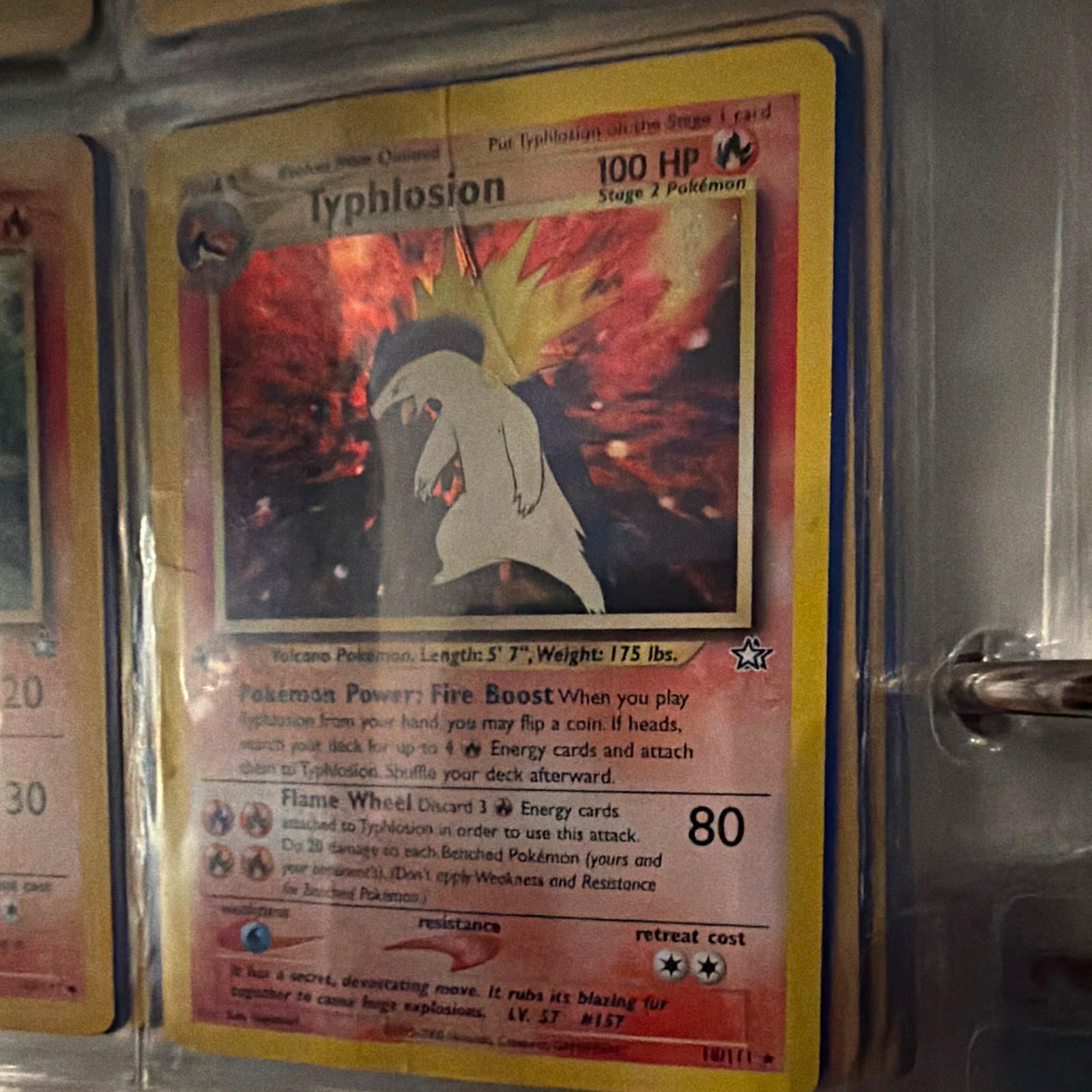 Typhlosion 18/111 Neo Genesis Holo Rare Unlimited English Pokemon