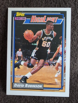 1992 Topps Highlights David Robinson #4 Ungraded Near Mint