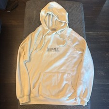 Taylor Swift The Eras Tour Beige Pullover Hoodie Graphic Pockets Adult Large