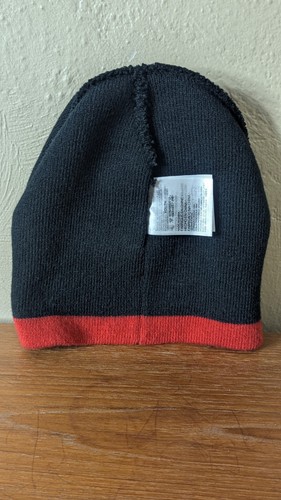 Jordan Jumpman Boys Hat Cold Weather Beanie Dark Gray With Red And White - Picture 3 of 5