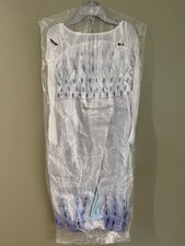 Disney Frozen 2 Elsa Princess Costume Dress White Blue Sparkle Size US 9/10 3 