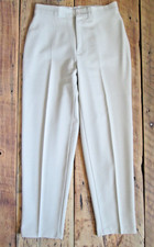 Vintage Women's Levi's Bend Over Slacks Pants 10P 29x28 1970s Beige Polyester
