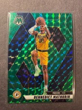 BENNEDICT MATHURIN 2024-25 MOSAIC GREEN PRIZM #154 INDIANA PACERS