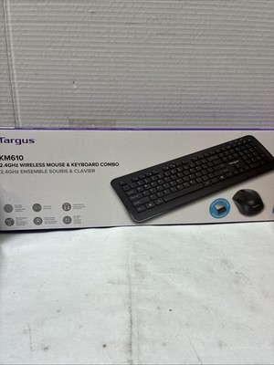 Targus KM610 Wireless Keyboard and Mouse Combo Black - AKM610BT NEW SEALED