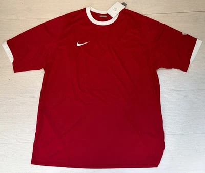 Nike Camiseta Solo Camiseta Talla L Manga Corta Rojo/Blanco Tejido Técnico - Imagen 1 de 3