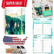 2026 Planner - 2026 Planner Weekly and Monthly, Jan. 2026 - Dec. 2026, Inner Poc