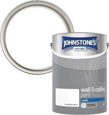 5L Matt Emulsion Paint - Pure Brilliant White for Effortless Interiors 6.00 per litre