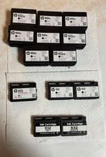 1 LOT OF 13 EMPTY INK CARTRIDGES FROM BLACK HP932XL AND REGULAR SIZE FOR REFILLS