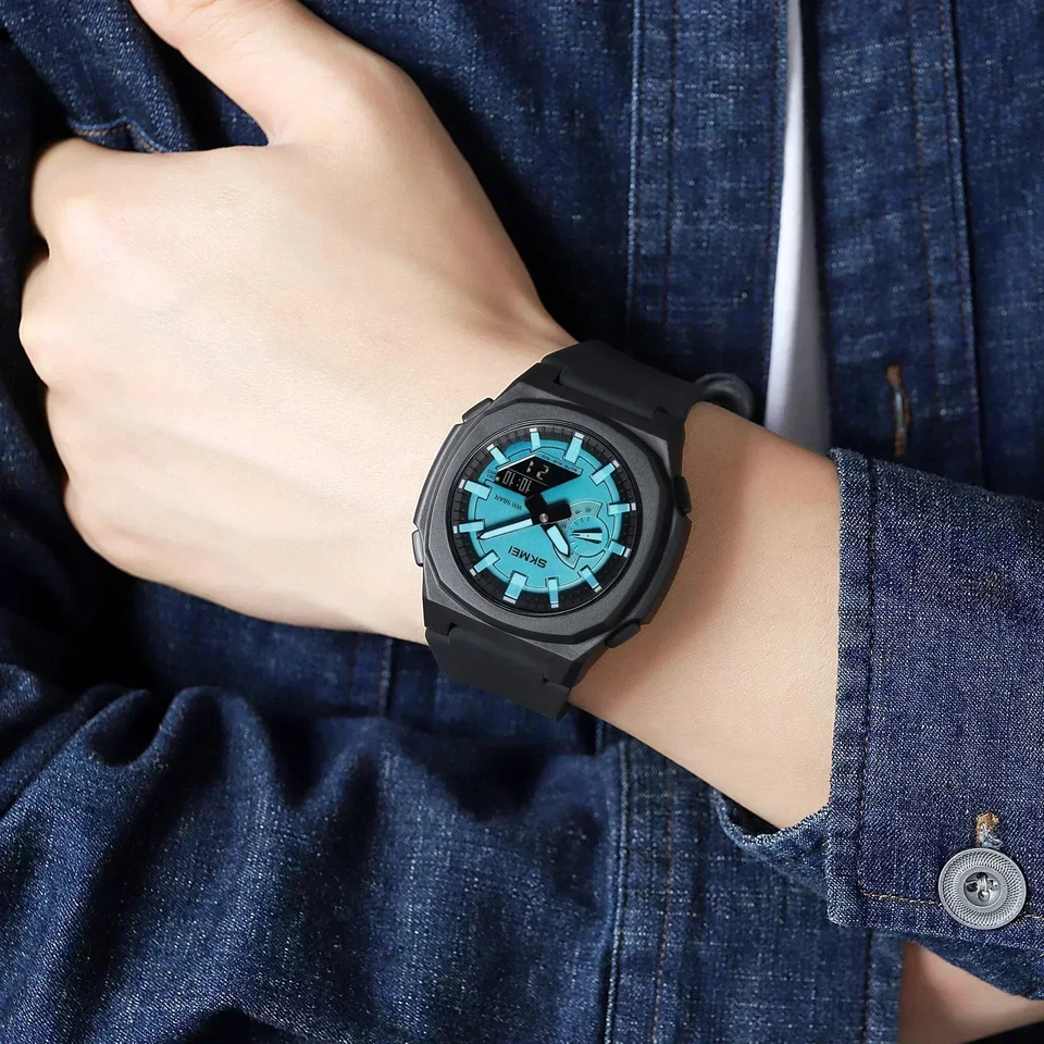 SKMEI Waterproof Watch Men's Countdown Code Date and Japanese Digital Movement - Image 3 of 4