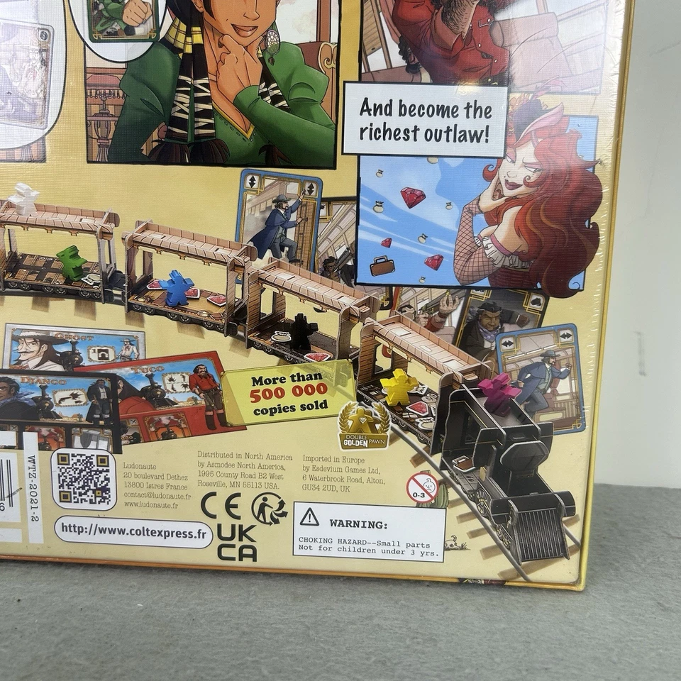 Colt Express Board Game NEW SEALED Ludonaute Asmodee 3D Train Ages 10+ - Image 4 of 4