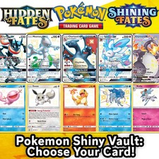 Pokemon Shiny Vault, Hidden Fates & Shining Fates - Choose Your Card! English NM