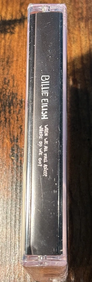 Billie Eilish WHEN WE ALL FALL ASLEEP, WHERE DO WE GO? Orange UO CASSETTE - Image 3 of 4