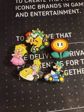 SUPER MARIO BROS. Kart Luigi Bowser, 5pc Shoe Charms, Fits Crocs, FREE SHIPPING