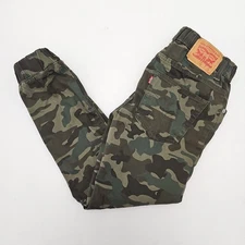 Levi's Pants Youth Boys 10 Reg Jogger Camouflage Elastic Waist Drawstring NWT