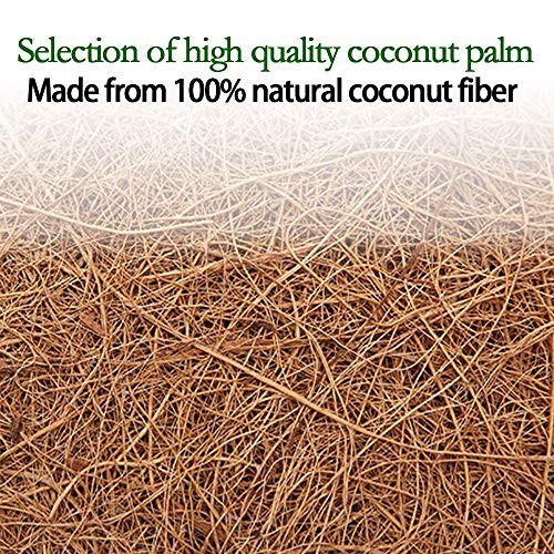 ZeeDix 3 Pack 12 Inch Hanging Basket Coco Liners Replacement, 100% Natural 12in - Picture 5 of 8