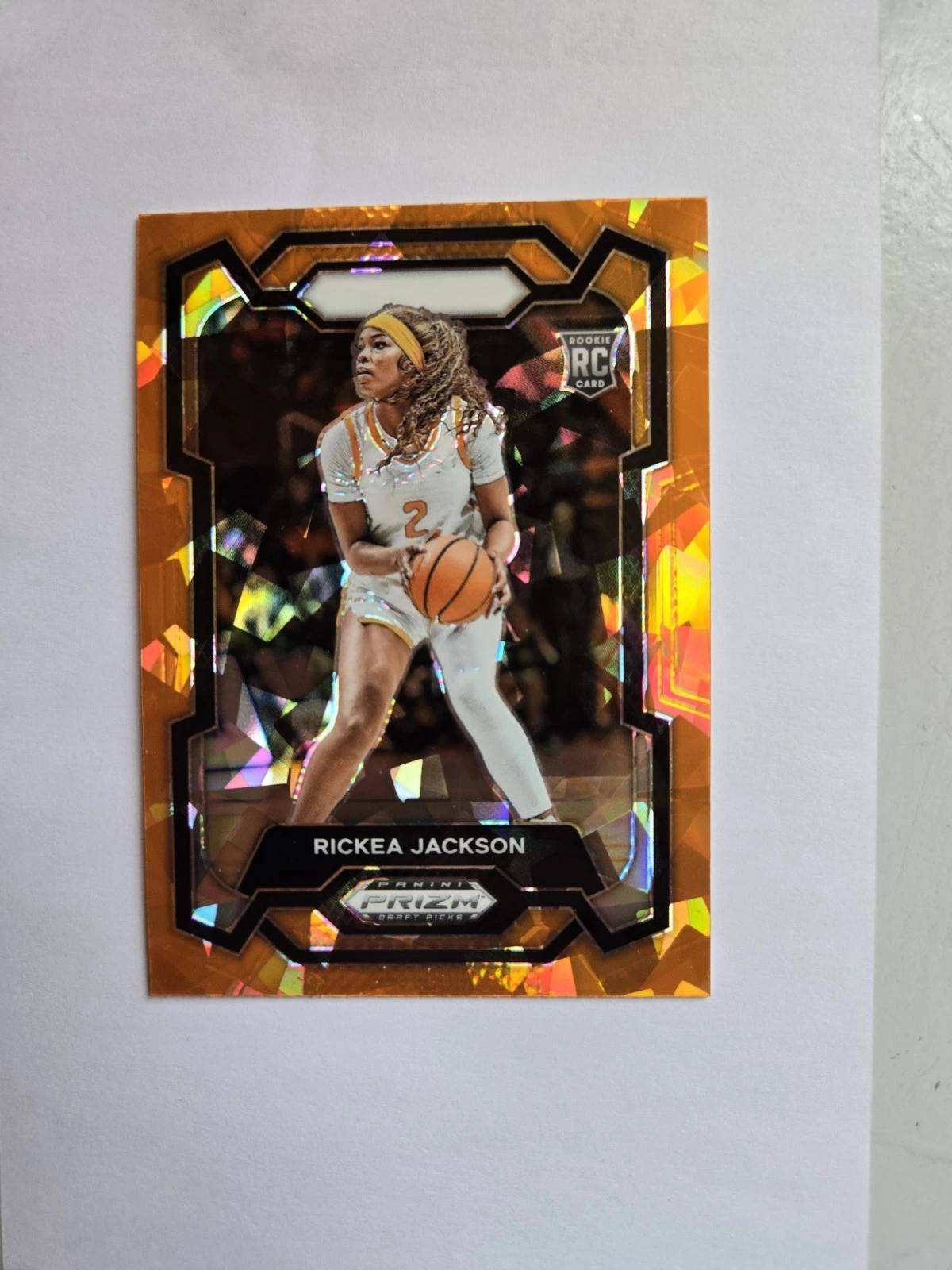 2024 Panini Prizm Draft Rickea Jackson RC Orange Ice Prizm #44 Color Match PWE