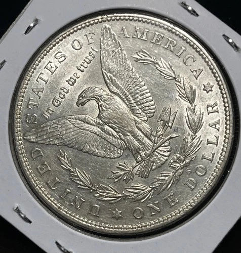 1899-S MORGAN SILVER DOLLAR, AU DETAILS