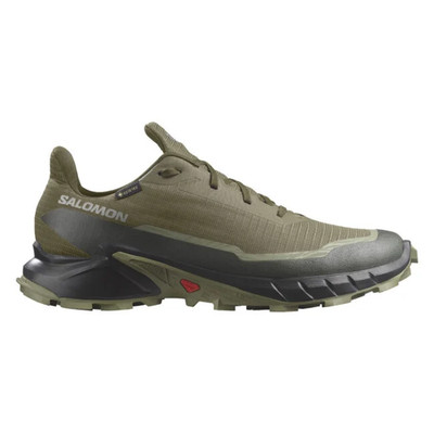 Salomon Alphacross 5 GTX GORE-TEX 'Olive Night Black' Trail Shoes L47310300 8.5