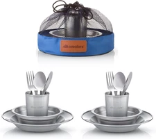 Unique Complete Messware Kit Polished Stainless Steel Dishes Set| Tableware| Din