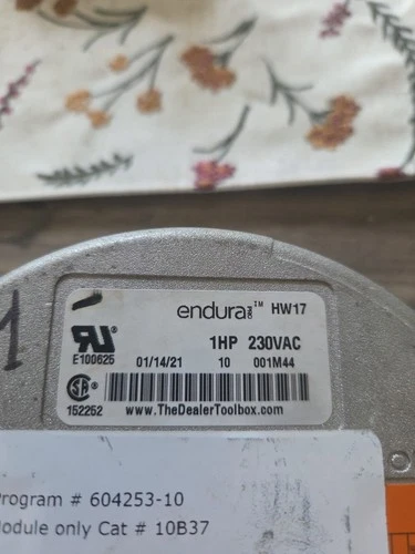 Genteq Endura HW17 Module Only 1HP 230V 01/14/21 #1