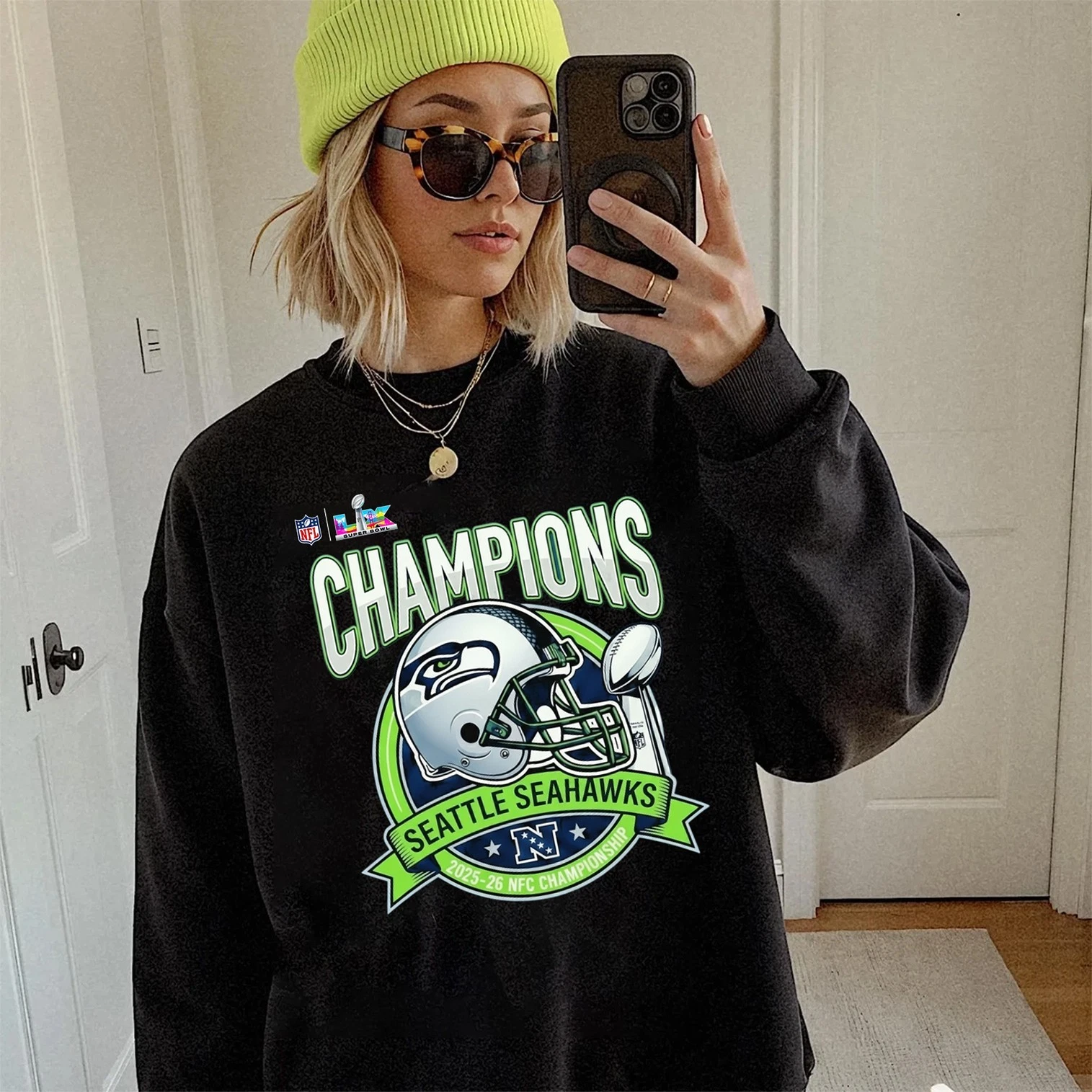 Seattle Seahawks  2025-26 NFC Championship Sweatshirt