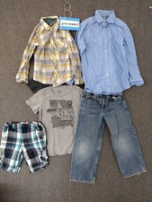 Assorted Brand Boys 6-Pack Long Sleeve Shirts Shorts T-Shirts Jeans Size 6